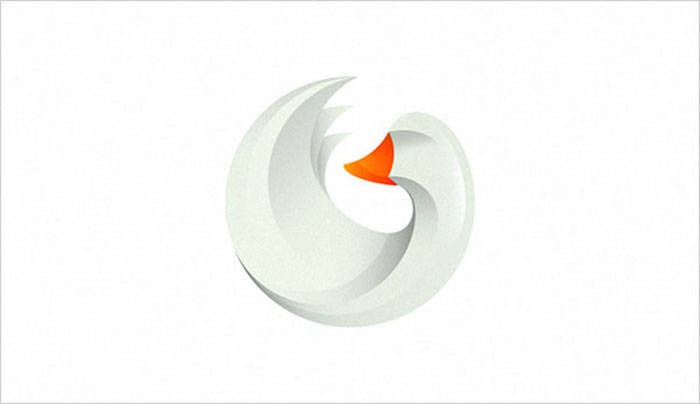 Goose-Gradient-Logo-Design-trend-2015