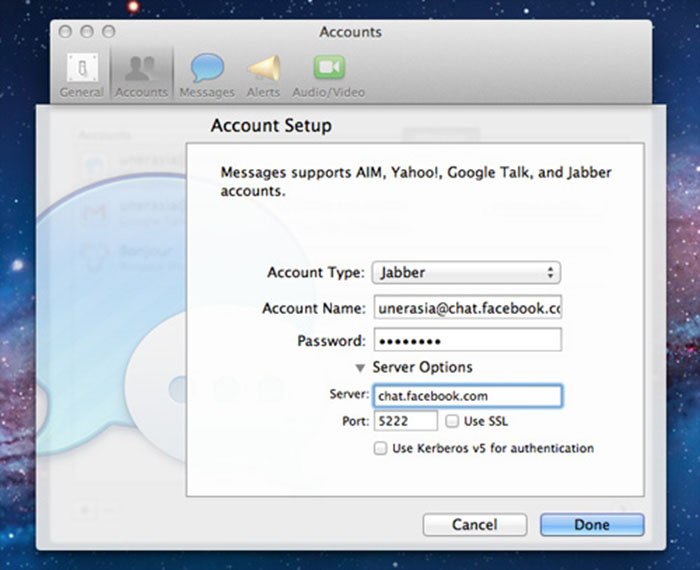 FB-Chat-setup-add-account-details